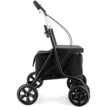 CARRO COMPRA PLEGABLE CON ASIENTO KADIRA KDI001 ROLSER