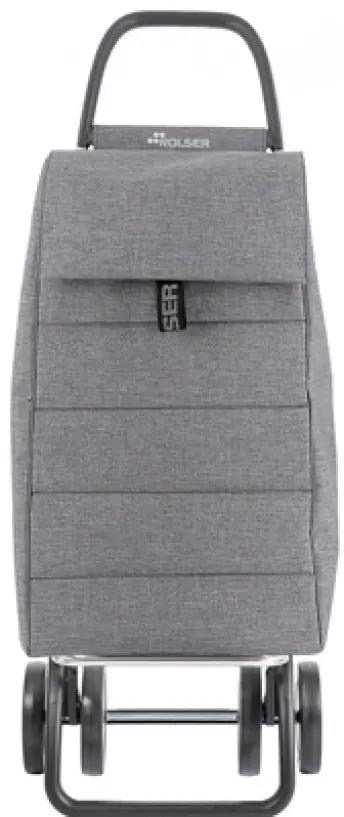 CARRO COMPRA 4R JOLIE TWEED GRIS JOL002 ROLSER