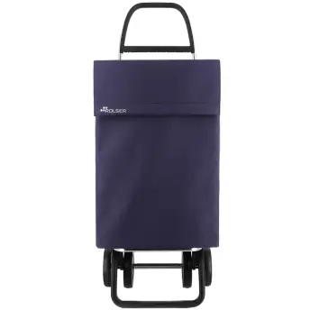 CARRO COMPRA 2+2 4R NYLON MARINO AZUL JEA032 ROLSER