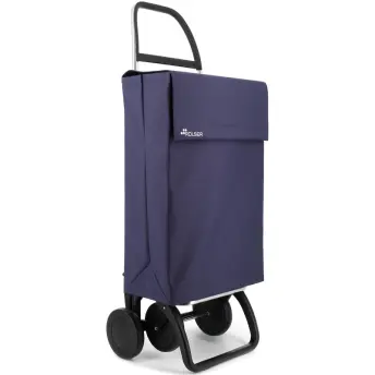 CARRO COMPRA 2+2 4R NYLON MARINO AZUL JEA032 ROLSER