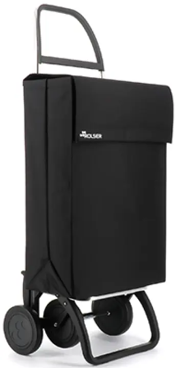 CARRO COMPRA 2+2 4R NYLON NEGRO JEA032 ROLSER
