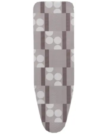 FUNDA MESA PLANCHA 125x44cm MULETON LOGOS GRIS FUR02 ROLSER