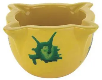 MORTERO CERAMICA AMARILLO 4 PICOS Nº5 7x4.5cm