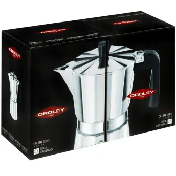 CAFETERA ALUMINIO VITROCERAMICA 1T. NEW VITRO OROLEY