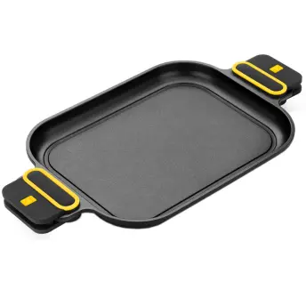 PLANCHA ASAR LISA ALUMINIO FUNDIDO 32x24cm DAILY A511740 BRA