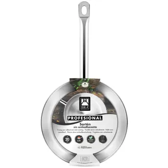 SARTEN INOXIDABLE 28cm PROFESIONAL A121614 BRA