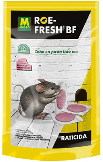 RATICIDA CEBO FRESCO 150gr ROE FRESH 231707/231572 MASSO