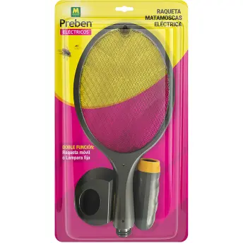 RAQUETA ELECTRICA INSECTOS A BATERIA 231677 MASSO