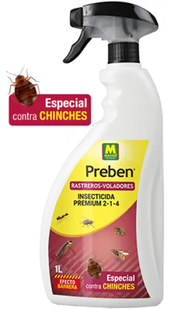 PREBEN 1000ml INSECTICIDA RASTREROS Y CHINCHES 231624 MASSO