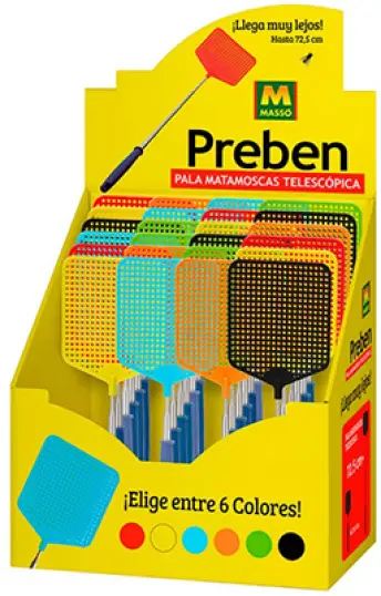 PALA MATAMOSCAS EXTENSIBLE 29-72cm 231312 MASSO
