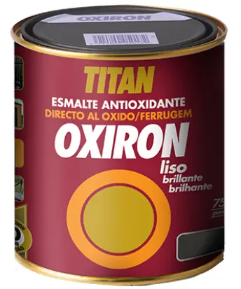 OXIRON LISO BRILLANTE NEGRO 250ml TITAN