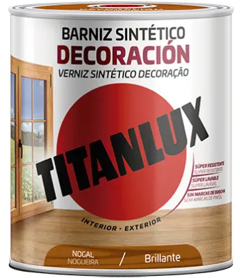 BARNIZ BRILLANTE NOGAL 250ml M10-1003 TITANLUX