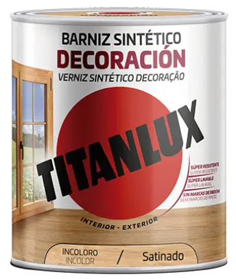 BARNIZ SATINADO INCOLORO 250ml M11-1000 TITANLUX