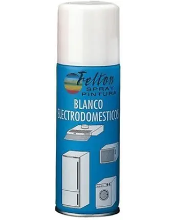 SPRAY ESMALTE BLANCO ELECTRODOMESTICO 200ml F-1090 FELTON