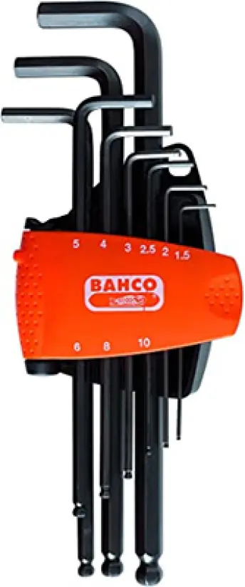 JUEGO 9 LLAVES ALLEN CON BOLA BE-9678 BAHCO