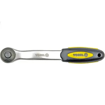LLAVE CARRACA CROMO VANADIO 1/4´ 150mm 53571 VOREL