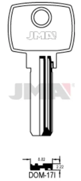 BOLSA 10 LLAVES DOM17I SEGURIDAD JMA
