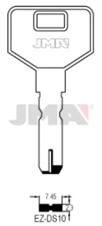 BOLSA 10 LLAVES EZ DS10 SEGURIDAD JMA