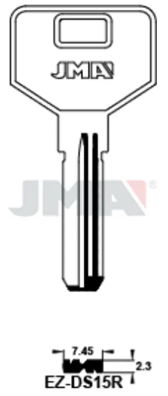 BOLSA 10 LLAVES EZDS15R SEGURIDAD JMA