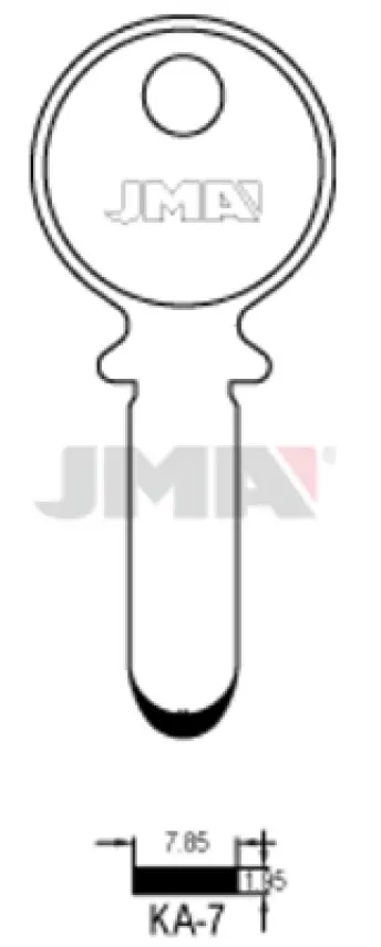 BOLSA 10 LLAVES KA7 SEGURIDAD JMA