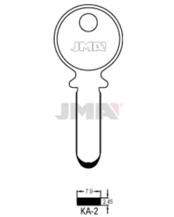 BOLSA 10 LLAVES KA2 SEGURIDAD JMA