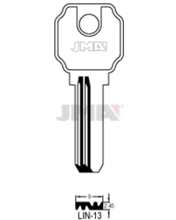 BOLSA 10 LLAVES LIN13 SEGURIDAD JMA AM moderna