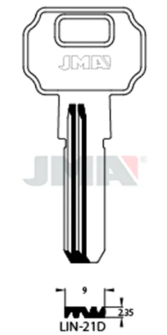 BOLSA 10 LLAVES LIN21D SEGURIDAD JMA