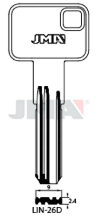 BOLSA 10 LLAVES LIN26D SEGURIDAD JMA