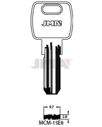 BOLSA 10 LLAVES MCM15 E8 SEGURIDAD JMA
