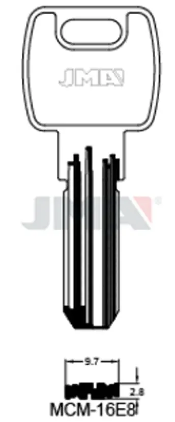 BOLSA 10 LLAVES MCM16E8 SEGURIDAD JMA