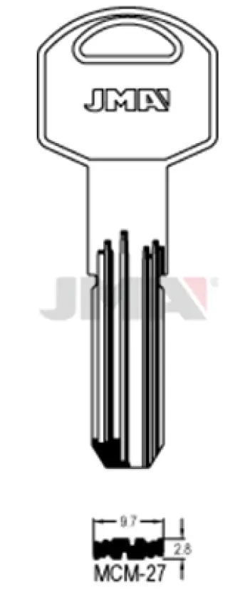BOLSA 10 LLAVES MCM27 SEGURIDAD JMA