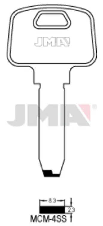 BOLSA 10 LLAVES MCM4SS SEGURIDAD JMA