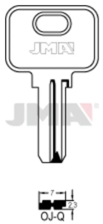 BOLSA 10 LLAVES OJQ SEGURIDAD JMA
