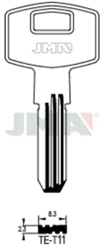 BOLSA 10 LLAVES TET11 SEGURIDAD JMA