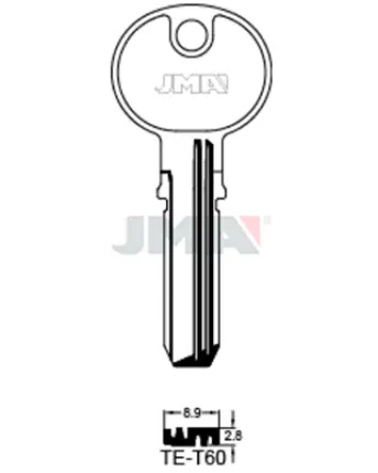 BOLSA 10 LLAVES TET60 SEGURIDAD JMA
