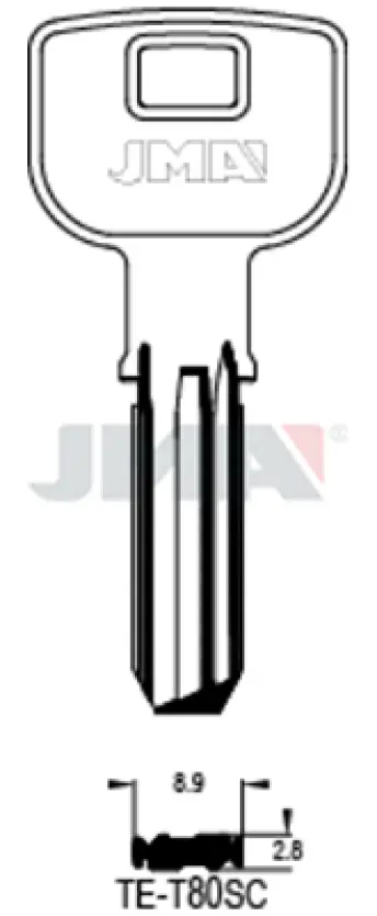 BOLSA 10 LLAVES TET80 SC SEGURIDAD JMA