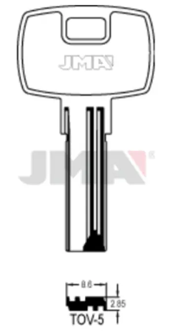BOLSA 10 LLAVES TOV5 SEGURIDAD JMA