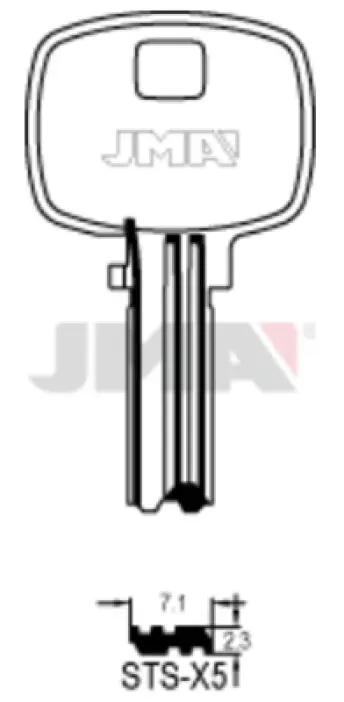 BOLSA 10 LLAVES STSX5 SEGURIDAD JMA