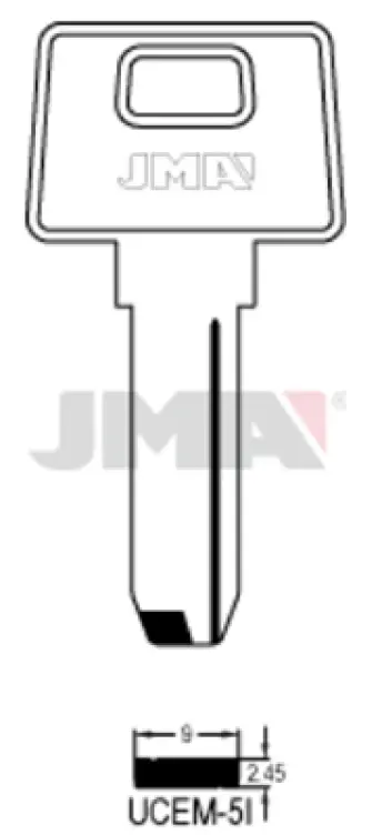 BOLSA 10 LLAVES UCEM5I SEGURIDAD JMA