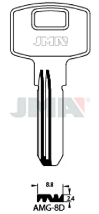 BOLSA 10 LLAVES AMG8D SEGURIDAD JMA