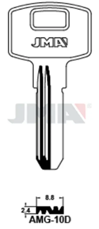 BOLSA 10 LLAVES AMG10D SEGURIDAD JMA