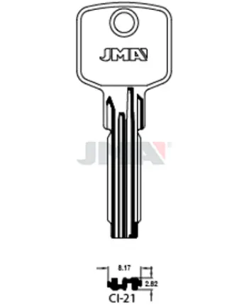 BOLSA 10 LLAVES CI21 SEGURIDAD JMA