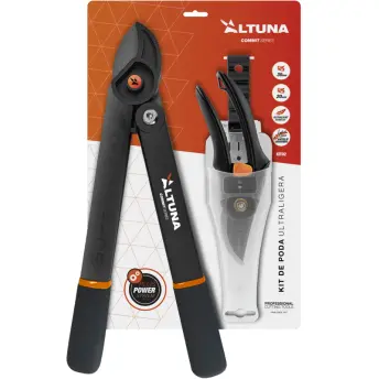 KIT PODA FIBRA TIJERA 2 MANOS 40cm + TIJERA 1 MANO 18cm KIT415 ALTUNA