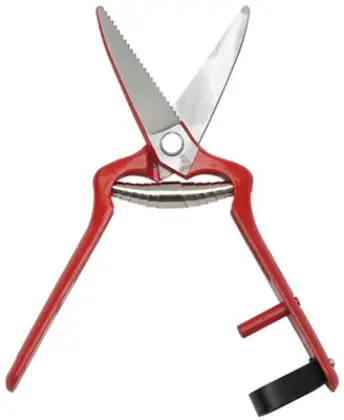 TIJERA PODA VENDIMIA RECTA 19cm 1027-19 CM-F PAJARITA