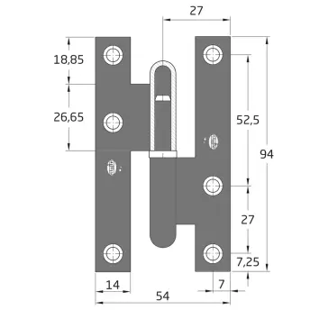 CAJA 20 PERNIOS 403-9,5 DCH LATONADO 293 AMIG