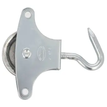 CAJA 25 POLEA TENDER ROLDANA METAL CON GANCHO 659 AMIG