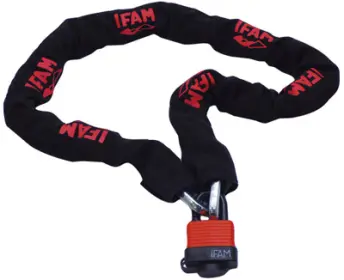 CANDADO CON CADENA BICI 5x600mm BERLIN 000960 IFAM