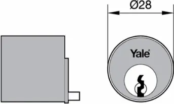 MEDIO BOMBILLO PARA 45-E 48-E Y 52 Y5CIL45E48E52 YALE