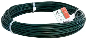 ROLLO 10mt ALAMBRE FORRADO VERDE