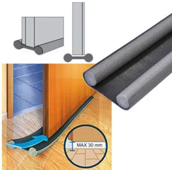 BURLETE PUERTA DOBLE GRIS 25x950mm 1470 GEKO